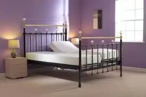 Metal adjustable bed