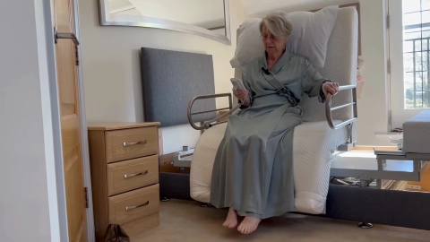 Laybrook Turning Bed - Sarah's Story - YouTube thumbnail