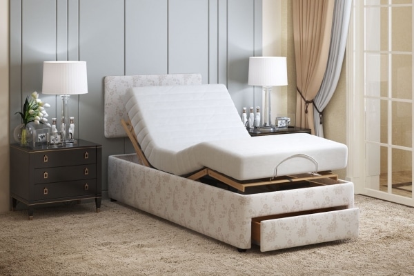 Dorchester Single Adjustable Bed with Storage